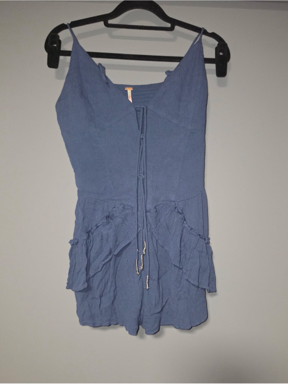 Free People Blue Brielle Romper